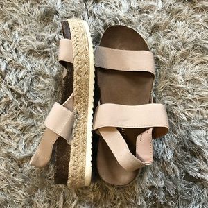 Size 7 Madden Girl blush platform. Like new.